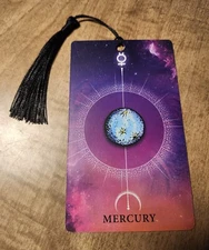 MERCURY"Roman God" Bookmark Astrology Oracle Card Art Gift Purified&Charged
