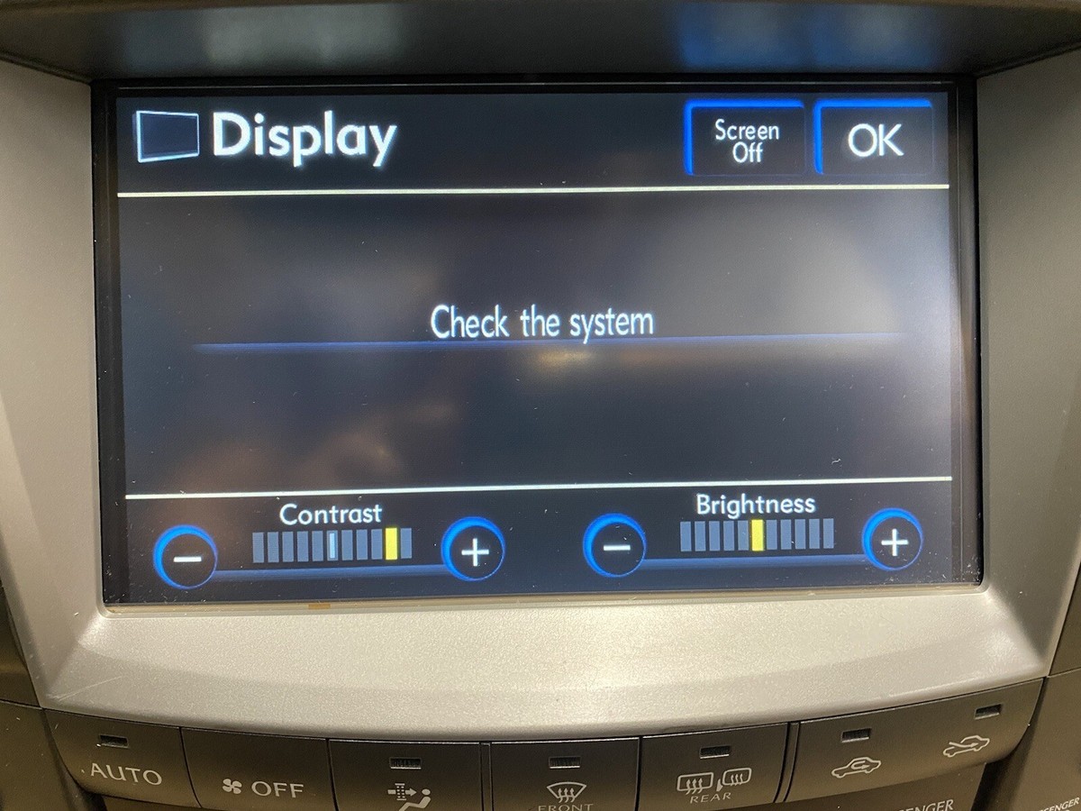 06-09 Lexus IS250 IS350 Navigation Information Display Screen OEM