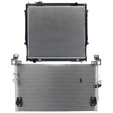Radiator & AC Condenser Kit For 1998-04 Toyota Tacoma 3.4L 3378CC V6 2-Door