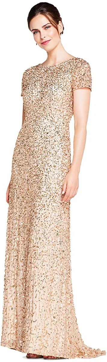 Adrianna papell sequin gown 2025