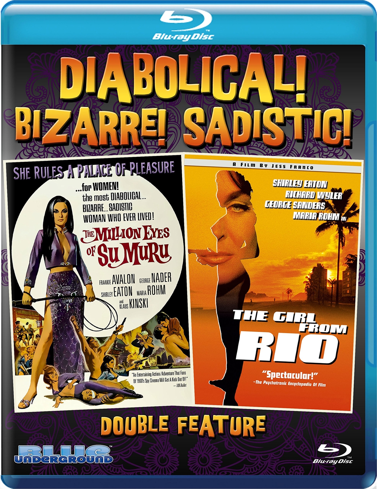THE MILLION EYE OF SUMURU/THE GIRL FROM RIO (Blu-ray)