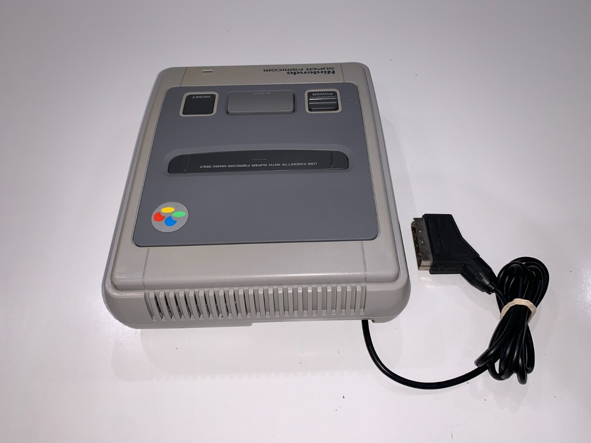 Nintendo Super Famicom System Console SFC Japan w/SCART + Donkey