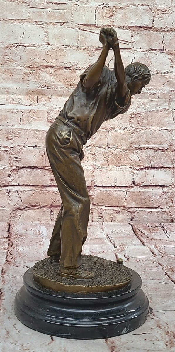 Bobby Jones Golfer Masters Grand Slam Champion Golf Art Bronze