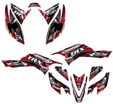 Fits Honda TRX 400 2008 to 2016 graphic kit stickers trx400 2008 to 2016 decals