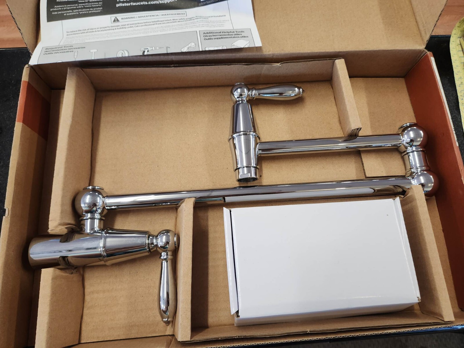 Pfister Port Haven 2 Handle Pot Filler Faucet GT533TD eBay