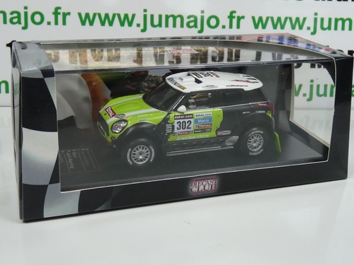 RD27 1/43 IXO Direkt Rallye MINI All4 Racing DAKAR 2013 S PETERHANSEL winner 1 - Zdjęcie 4 z 7