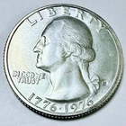 1976 S Washington Quarter Uncirculated SILVER ABOUT UNCIRCULATED CONDITION#10571