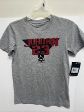 Nike Air Jordan Jumpman gray youth boys T Shirt Youth Size M