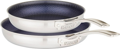 Viking 3-Ply Non Stick Frying Pans, 2-Piece Hybrid plus Stainless Steel, 9.5 and