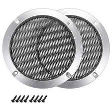 2pack 6.5" Mounting Hole Distance Speaker Grill Mesh Woofer Guard Protector