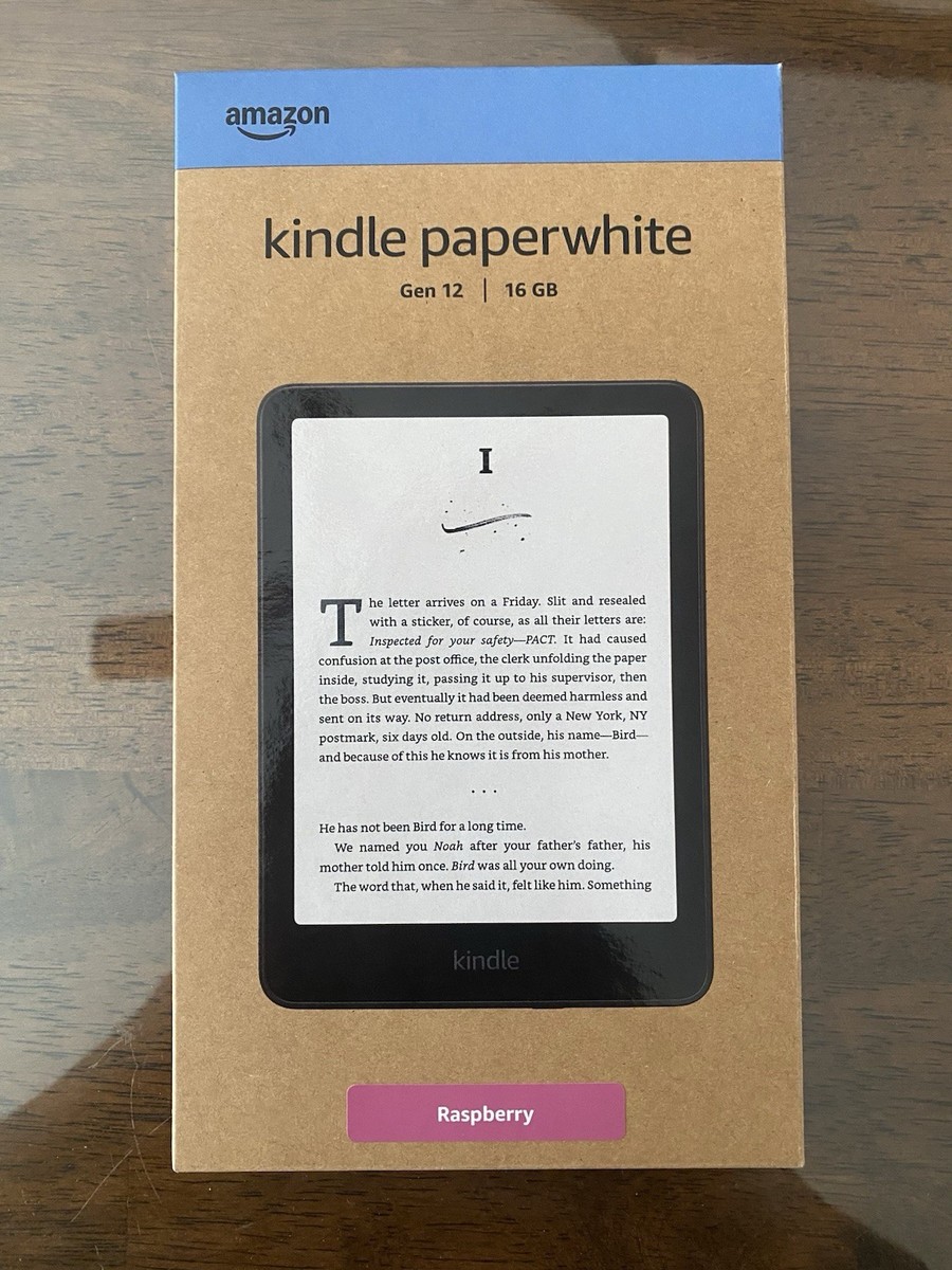 NEW Amazon Kindle Paperwhite Gen 12 16Gb Raspberry - Sealed - FAST