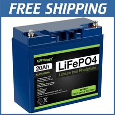 Long-Lasting 20Ah Rechargeable Battery for RV, Solar