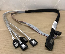 Amphenol SFF-8087 to 4 SATA 7PIN MINI SAS CABLE 4I to SATA 65cm/