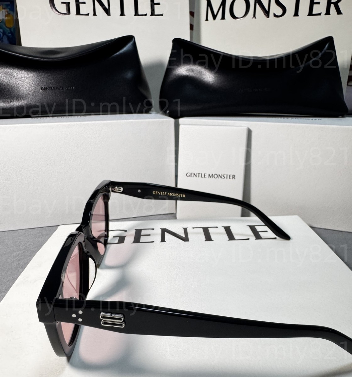 GentleMonster Nubo 01(V) Sunglasses Black Frame Pink Lenses | eBay