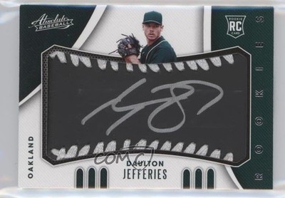 2021 Panini Absolute Black and White Seams 46/99 Daulton Jefferies #103 Auto 2l4