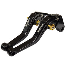 Honda Monkey Z125 2019-2026 | Short Black Gold Clutch & Brake Lever Set