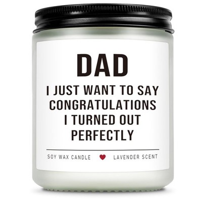 Dad Birthday Gift for Dad Gifts from Daughter Son for Fathers Day - 7 Oz Lavende