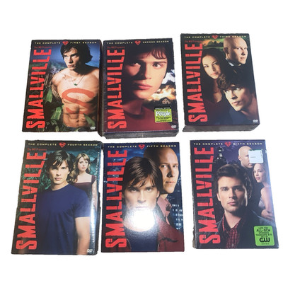 Smallville DVD Season 1-6 1 2 3 4 5 6 Teen TV Series DC Hero (some Sealed!)