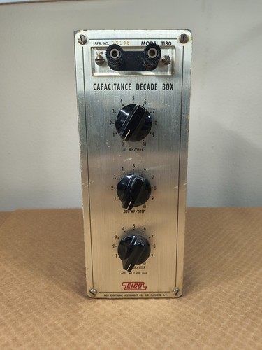 Eico Electronic Instrument Co. Capacitance Decade Box Model 1180 Test Device
