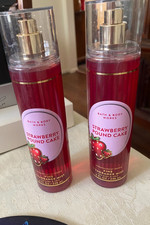 2 bath & body works Strawberry Pound cake Fine Fragrance Mist  8 oz. x2