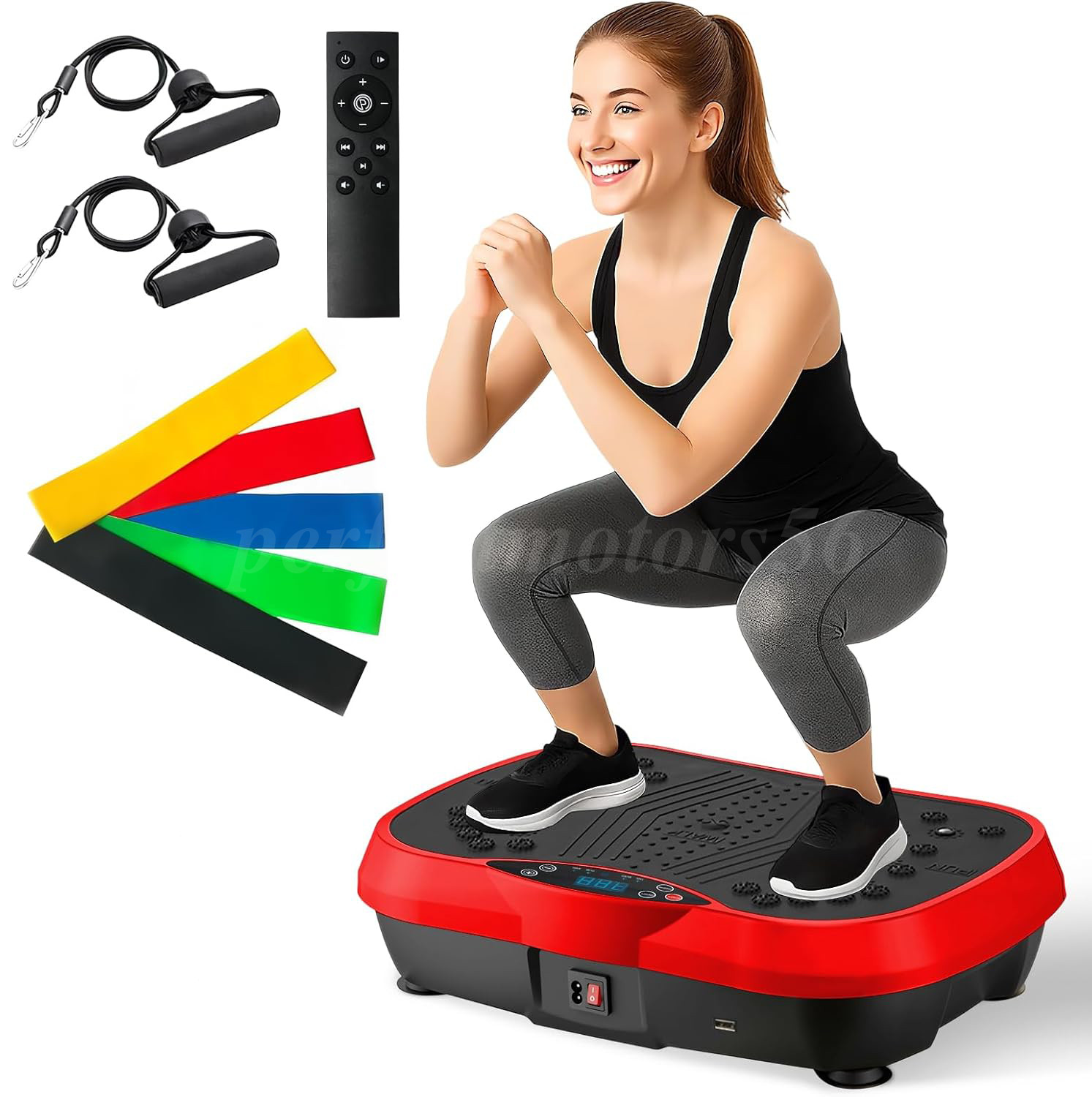Vibration Platform Plate Whole Body Exercise Fitness Fat Burner Massager Machine