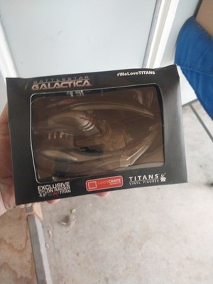 Battlestar Galactica Cyclon Raider 4.5'' Scar Titan Loot Crate Exclusive Vinyl 