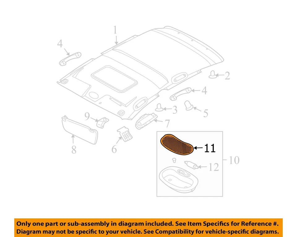 SE ADAPTA A CHEVROLET PONTIAC AVEO AVEO5 2004-2011 LENTE DM LP 96323469 - NUEVO OEM Foto 3 de 4