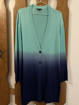 Women Armani Exchange Sweater Turquoise Wool 36