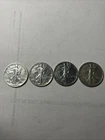 Lot of 4 VF Silver Walking Liberty Mixed Dates