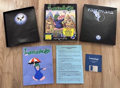 Lemmings PC Big Box 3,5'' Floppy 1991 Psygnosis KOMPLETT GUTER ZUSTAND