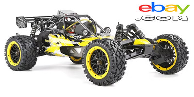 Rovan 360 Long Body 1/5 Scale 36cc Gasoline Ready to Run RC Baja Buggy Yellow 45