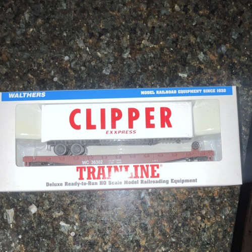 Coche de carga Walthers Clipper Express plano escala HO listo para usar 36302 | Zustand: Used
