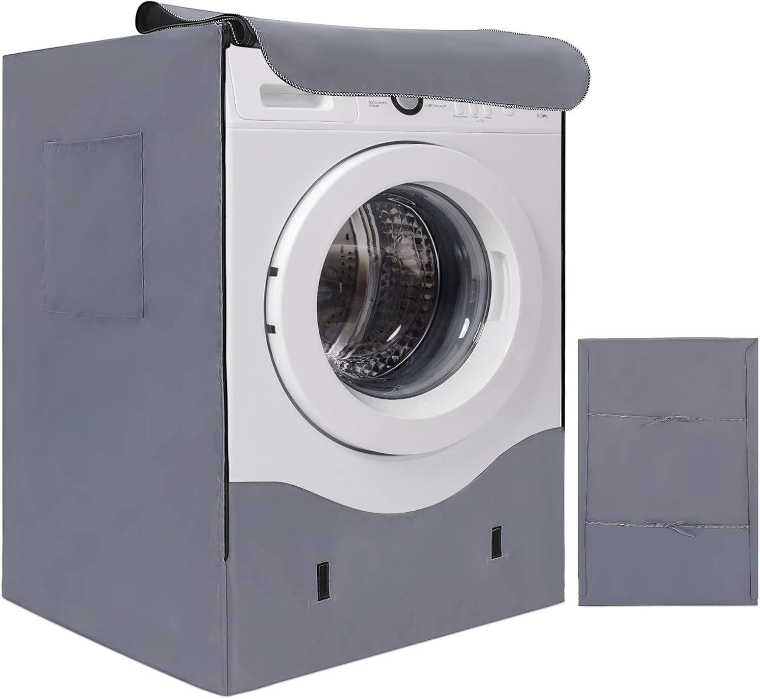 Housse machine à laver extérieure imperméable HAUSPROFI bâche protection lave-linge 420D
