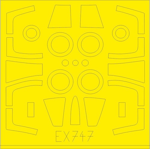 (EDMEX747) - Eduard Mask 1:48 - F-104DJ (Kinetic)