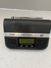 Maxx Digital All Hazards Alert Weather Radio NOAA MX-CR01NW Tested No Cord 