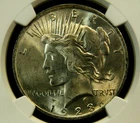 1923 BU U.S. Peace Silver Dollar NGC MS 63 #3