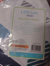 Little Love: 2 Pk Crib Sheets pack by NoJo Triangles