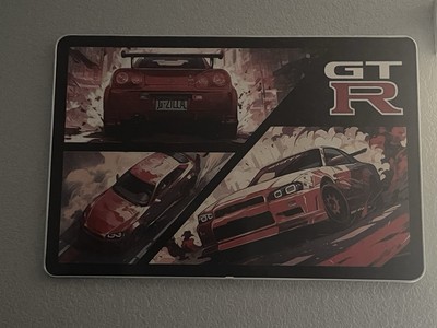 Jdm Nissan Skyline GTR r34 Aluminum Wall Frame Picture