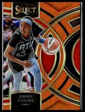 2024 Panini Select WNBA 198 Jordin Canada Atlanta Dream Orange Prizm 053/125