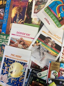 HUGE LOT of 100+ Video Game Manuals  SEGA CD NES SNES GAMECUBE SONIC SUPER MARIO