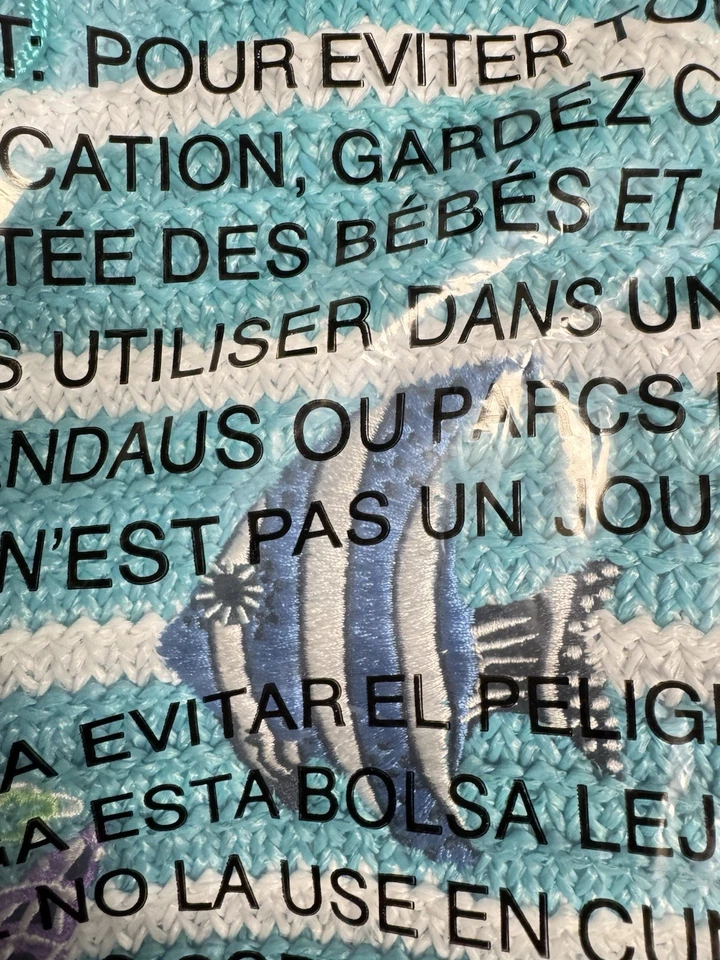 Vera Bradley Antilles Treasure Straw Drawstring Backpack Beach Bag Summer Tote - Image 3 of 4