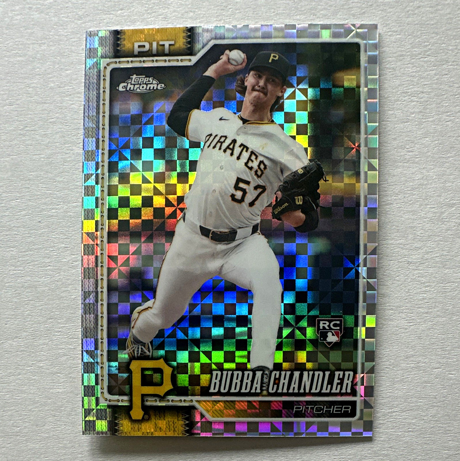 Topps 2026 Chrome Bubba Chandler Pirates RC #283 X fractor