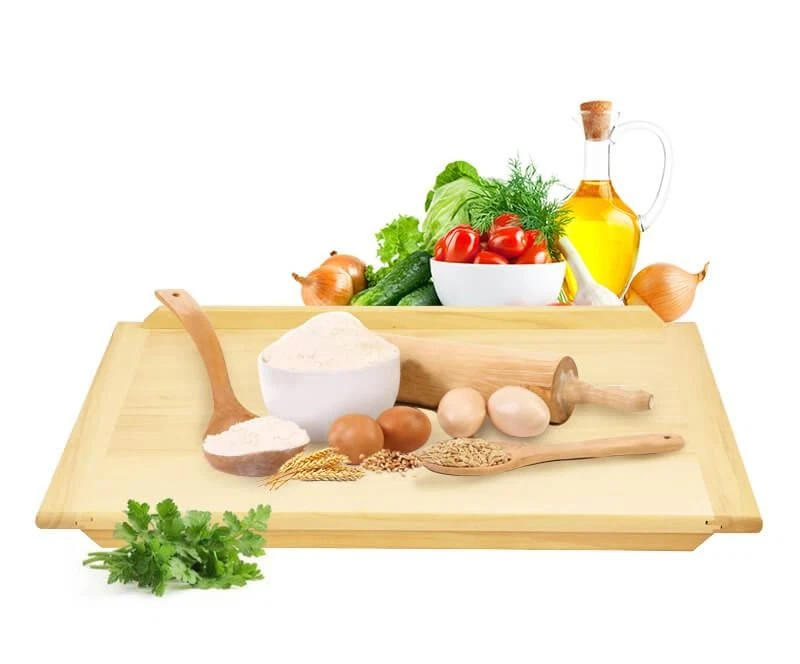 XL BackbrettTeigbrett Nudelbrett Buche 70x50 cm Zweiseitig Schneidebrett - Bild 2 von 4