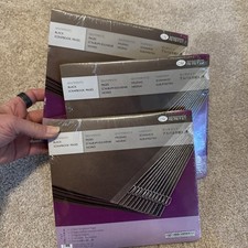 3 Sets CREATIVE MEMORIES 7x7  Black SCRAPBOOK PAGES 12 SHEETS each NIP