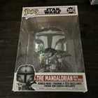 Funko Pop Star Wars Mandalorian with The Child #380 Jumbo 10" Vinyl Bobble-Head