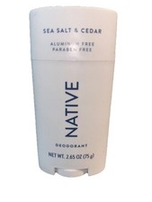 Native Deodorant Sea Salt Cedar Aluminum Free 2.65 oz