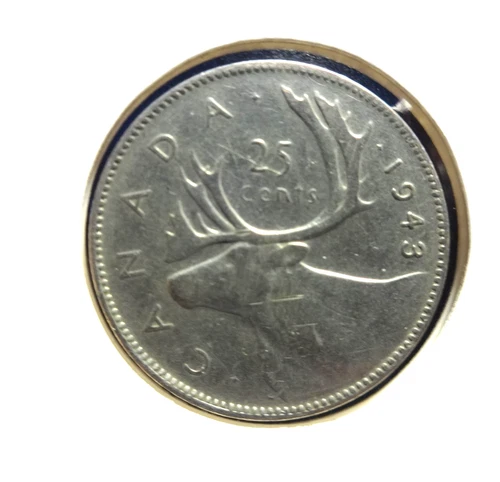 Canada  1943   25 Cents .800  % Silver 👀