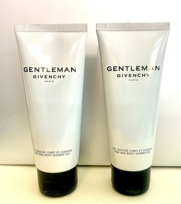 Gentleman Givenchy Hair And Body Shower Gel Lot Of 2  Each Tube  75ml New