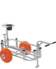 Anglers Fishin Mate Sr Poly Wheel surf axle+rubber wheel pier axle + hitch caddy