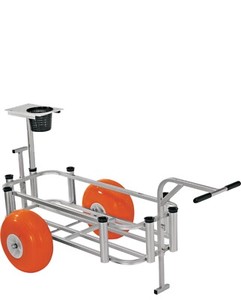 Anglers Fishin Mate Sr Poly Wheel surf axle+rubber wheel pier axle + hitch caddy